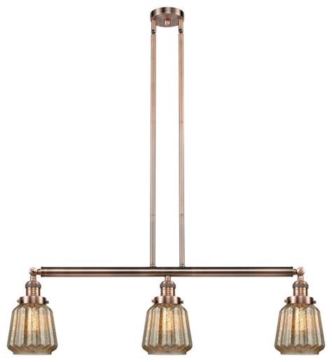 Innovations Chatham 3 Light Island Light Antique Copper Industrial