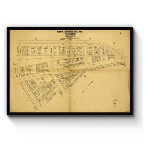 Parkville, Victoria Australia Vintage Map #3 (1897) – Vintage Maps