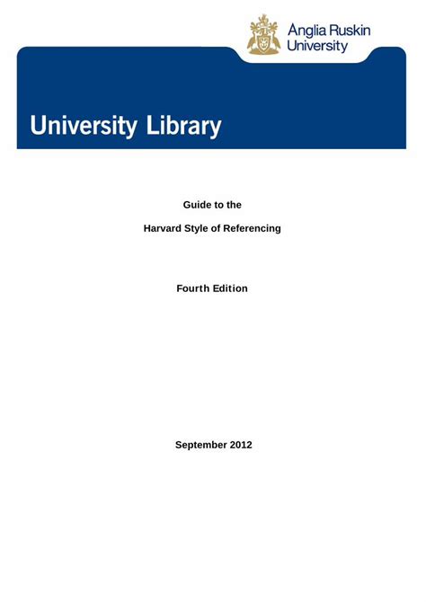 Pdf Harvardreferencing2012pdf Dokumentips