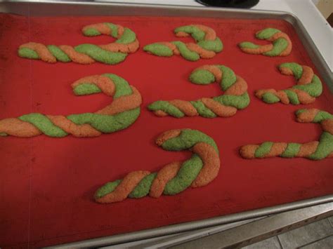 Mint Candy Cane Cookies - She Bakes Here