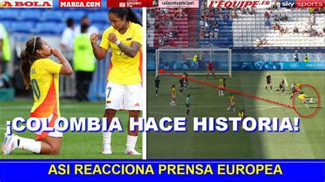 Asi Reacciona Prensa Europea A Triunfo De Colombia Vs Nueva Zelanda