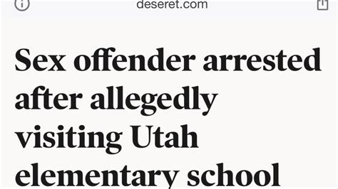 Petition · Sex Offender Allegedly In Utah Elem School Should Get