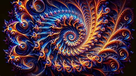 High Definition Showcasing A Complex And Intricate Fractal Design Multi