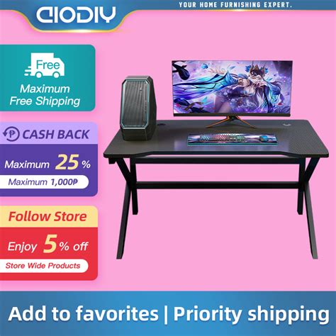 Aiodiy Computer Desk Gaming Table Study Table Brand New Computer Table