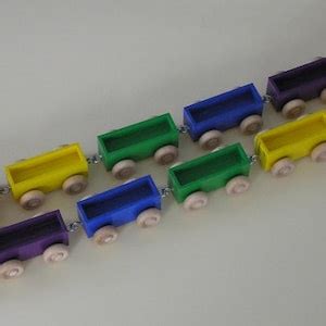 Wooden Toy Train the Rainbow Train - Etsy