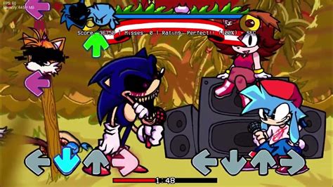 Fnf Vs Sonicexe The Last Round Demo Too Slow Encore Encore Fc Youtube