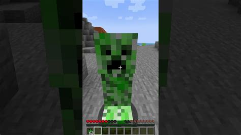 Como Sobrevivir A La Explosión De Un Creeper En Minecraft Shorts Youtube