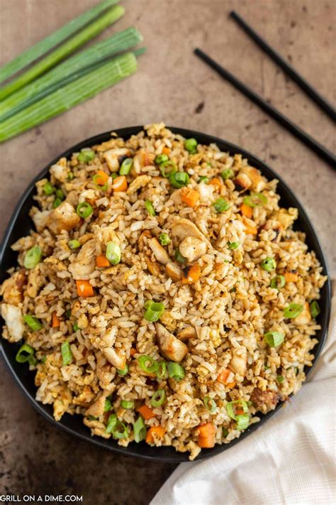 Blackstone Chicken Fried Rice Grillonadime