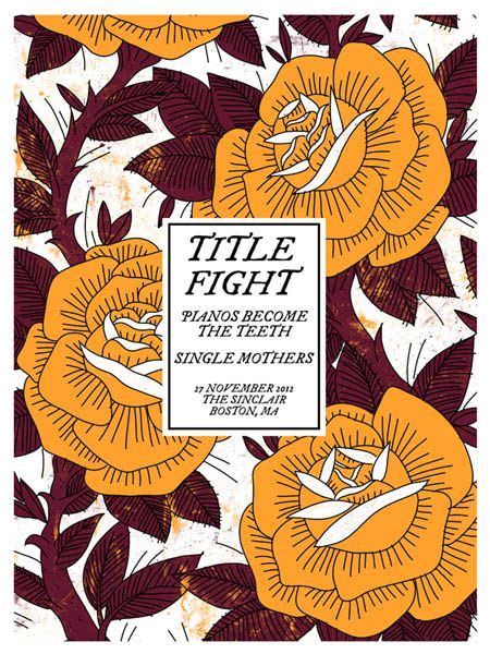 Title Fight 2011 Band Posters Lovely Poster Poster