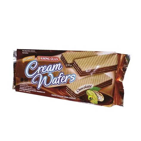 Khong Guan Cream Wafers Chocolate G Lazada Indonesia