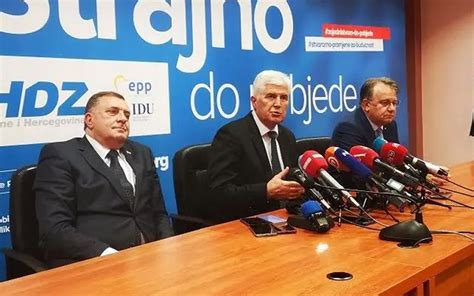 Dodik i Čović nakon sastanka sa Nikšićem Zadovoljni smo sa ovim