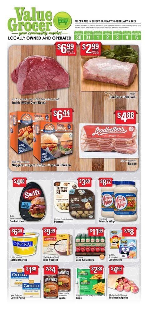 Value Grocer Flyer January To February