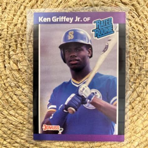 Donruss Ken Griffey Jr Rated Rookie Error Card Two Left