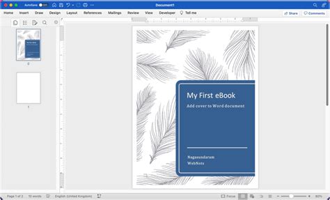 How To Create Cover Page On Word Infoupdate Org