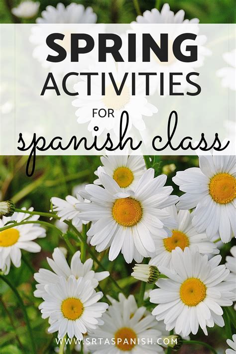 Spring Activities For Spanish Class Artofit