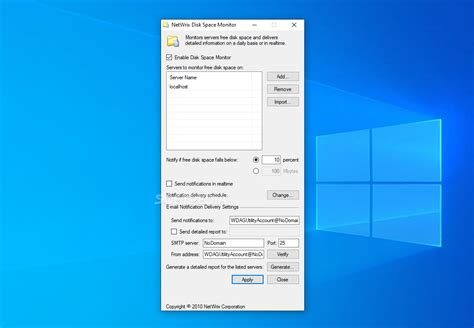 Netwrix Disk Space Monitor 1249 Download Review Screenshots