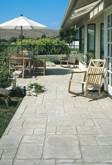 25 Inspiring Stamped Concrete Patio Ideas And Designs Hunker