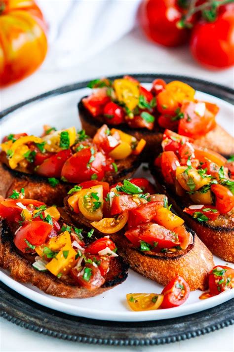 Tomato Basil Bruschetta Julie And Julia Style Aberdeens Kitchen