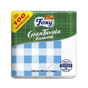 Foxy Servilletas De Papel Desechables Doble Capa X Cm Foxy Gran