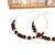 Boucles D Oreilles Romy Maxi Noir Gwapita