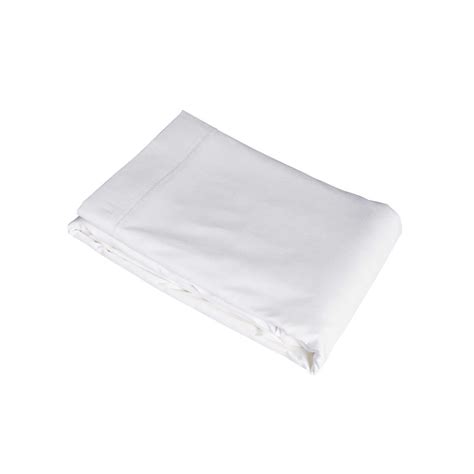 Drap plat blanc 100% coton 180x290 | Leroy Merlin