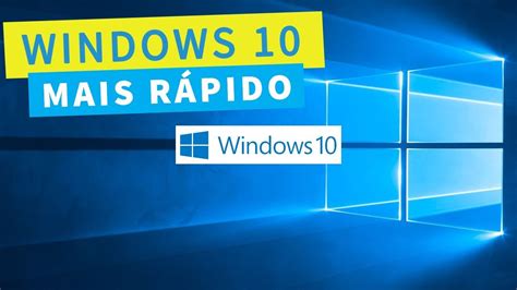 Windows 10 mais rápido 4 dicas YouTube