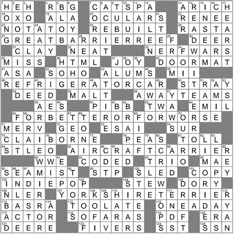 Free La Times Crossword Printable | FREE Printable Hub