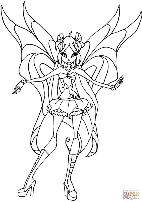 Winx Club Roxy Coloring Pages