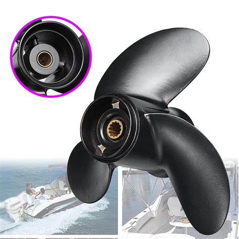 X Aluminum Alloy Outboard Propeller Boat B W For Tohatsu