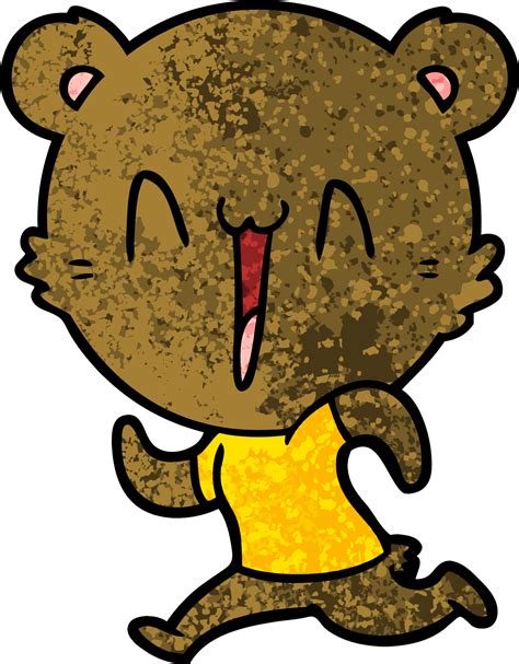 Running Bear Cartoon 45030372 Png