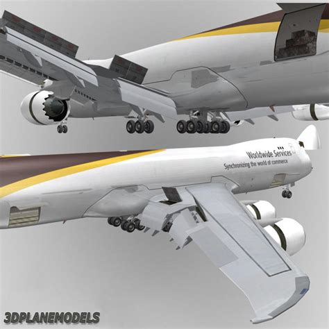 3d B747 8 Ups 747