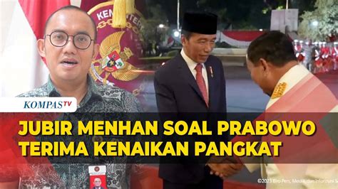 Penjelasan Jubir Menhan Soal Prabowo Terima Kenaikan Pangkat Kehormatan