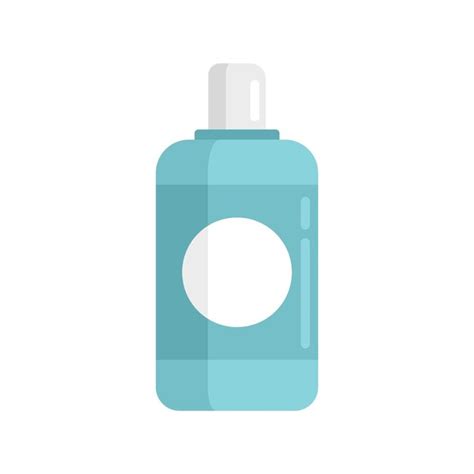 Premium Vector Cool Mouthwash Icon Flat Vector Clean Bottle Care