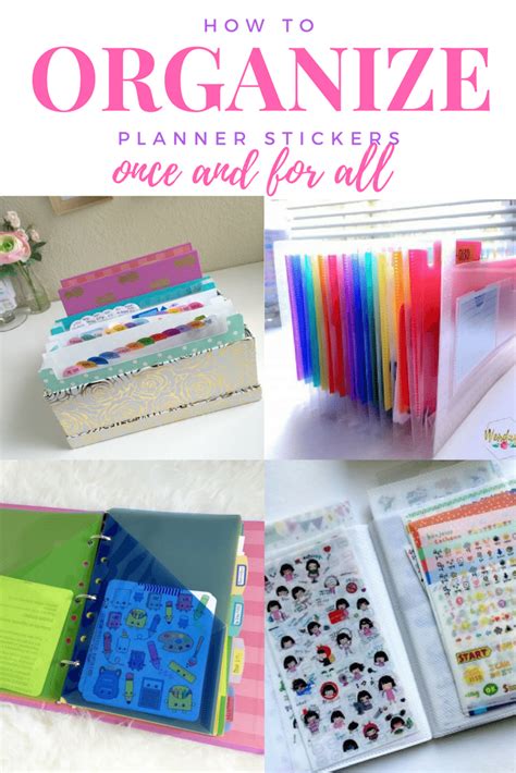 10 Ways To Organize Your Planner Stickers With Free Labels Wendaful