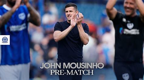 John Mousinho Pre Match Pompey Vs Lincoln City Youtube