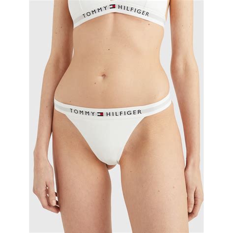 Tommy Hilfiger Wb Cheeky Bikini Th Optic White Sportsdirect