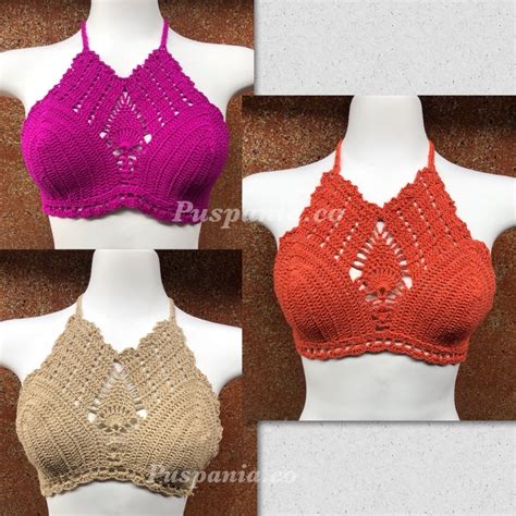 Jual Top Bikini Rajut Bali Top Model Nanas Bra Rajut Bikini Crochet