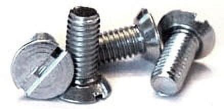 8 32 X 5 16 Machine Screws Slotted Flat Undercut Head Steel