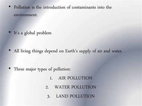 Ppt Pollution Powerpoint Presentation Free Download Id5616683