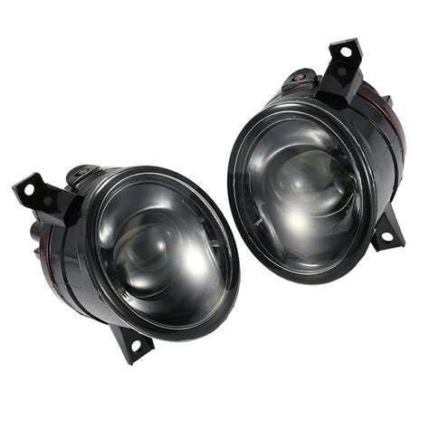 1 Pair Front Bumper Convex Lens Fog Lights Fit For Jetta 5 Golf MK5