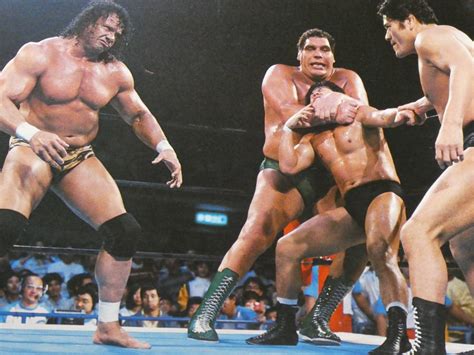 週刊ゴング1985年5月30日号 新日本プロレス福岡大会 アントニオ猪木＆藤波辰巳vsアンドレ・ザ・ジャイアント＆ジミー・スヌーカ、坂口征 の落札情報詳細 ヤフオク落札価格情報 オークフリー