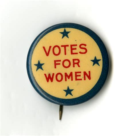 Woman Suffrage Button Smithsonian Institution