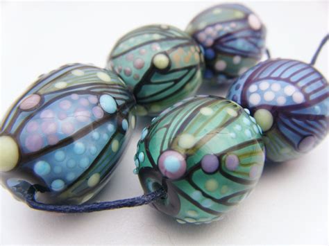 Moogin Beads Mixed Colourful Focal Bead Set Lampwork Etsy Lampwork Glass Beads Focal Bead