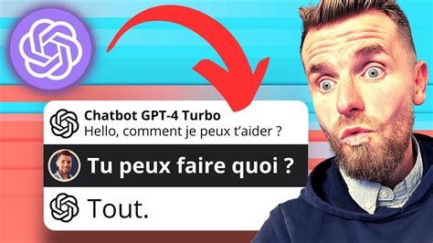 J ai créé un CHATBOT avec GPT 4 Turbo c est une TUERIE YouTube