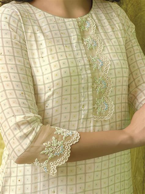 Beautiful Usefull Button Laces Kurta Patti Neck Sleeves Daman