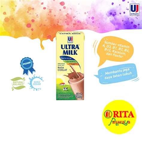 Jual Ultra Milk Susu Uht Rasa Cokelat Ml Shopee Indonesia