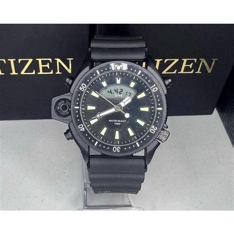 Relógio Citizen Aqualand Promaster Black serie Ouro Shopee Brasil