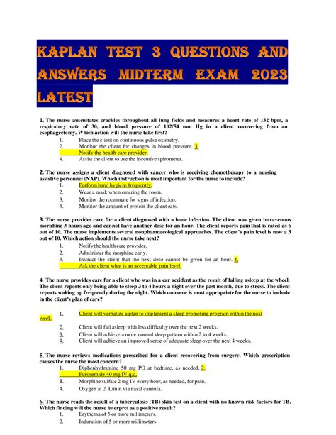 Nr 507 Midterm Exam 2023 Browsegrades