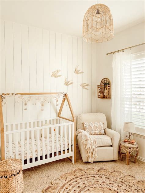 Boho And Farmhouse Baby Nursery Decor Ideas Project Nursery