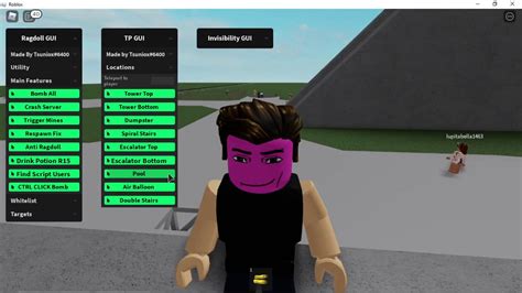 ROBLOX EXPLOITING The Best Ragdoll Engine Gui Script YouTube